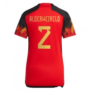 Belgien Toby Alderweireld #2 kläder Kvinnor VM 2022 Hemmatröja Kortärmad